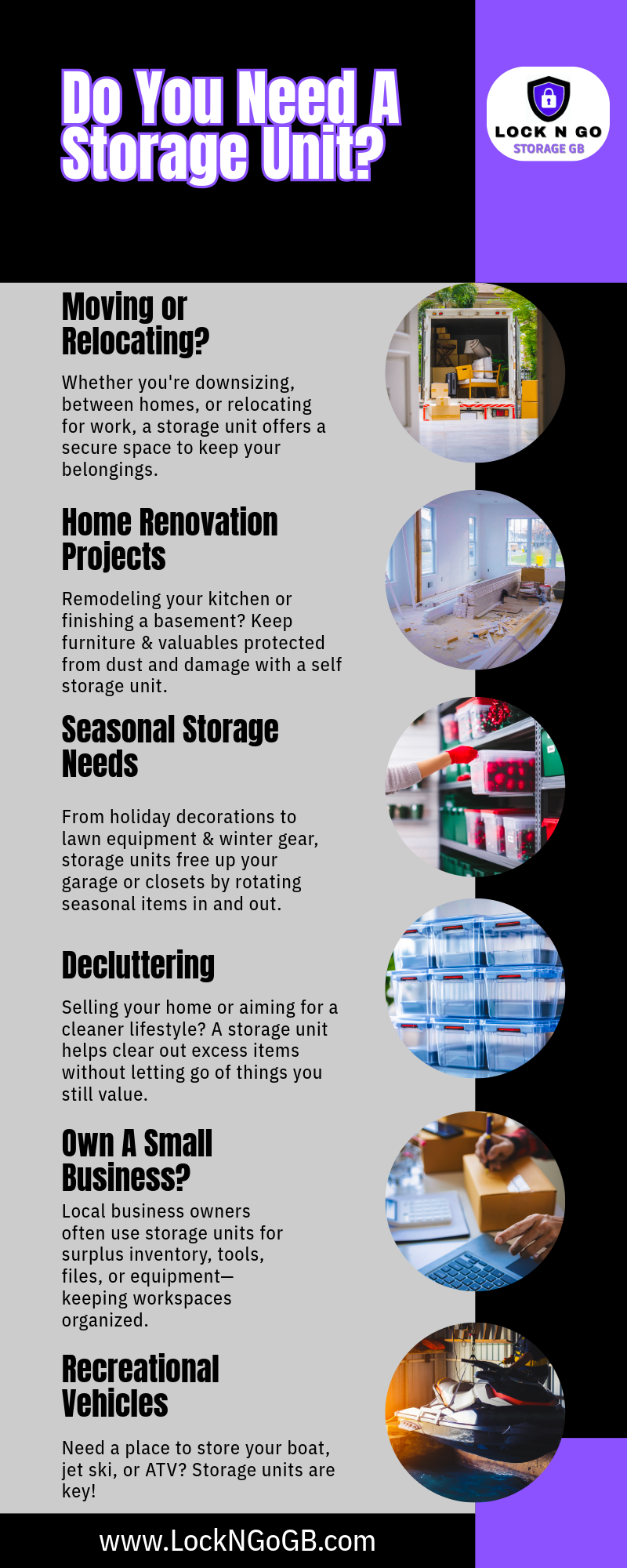Top Reasons You Might Need A Storage Unit in Bellevue, WI