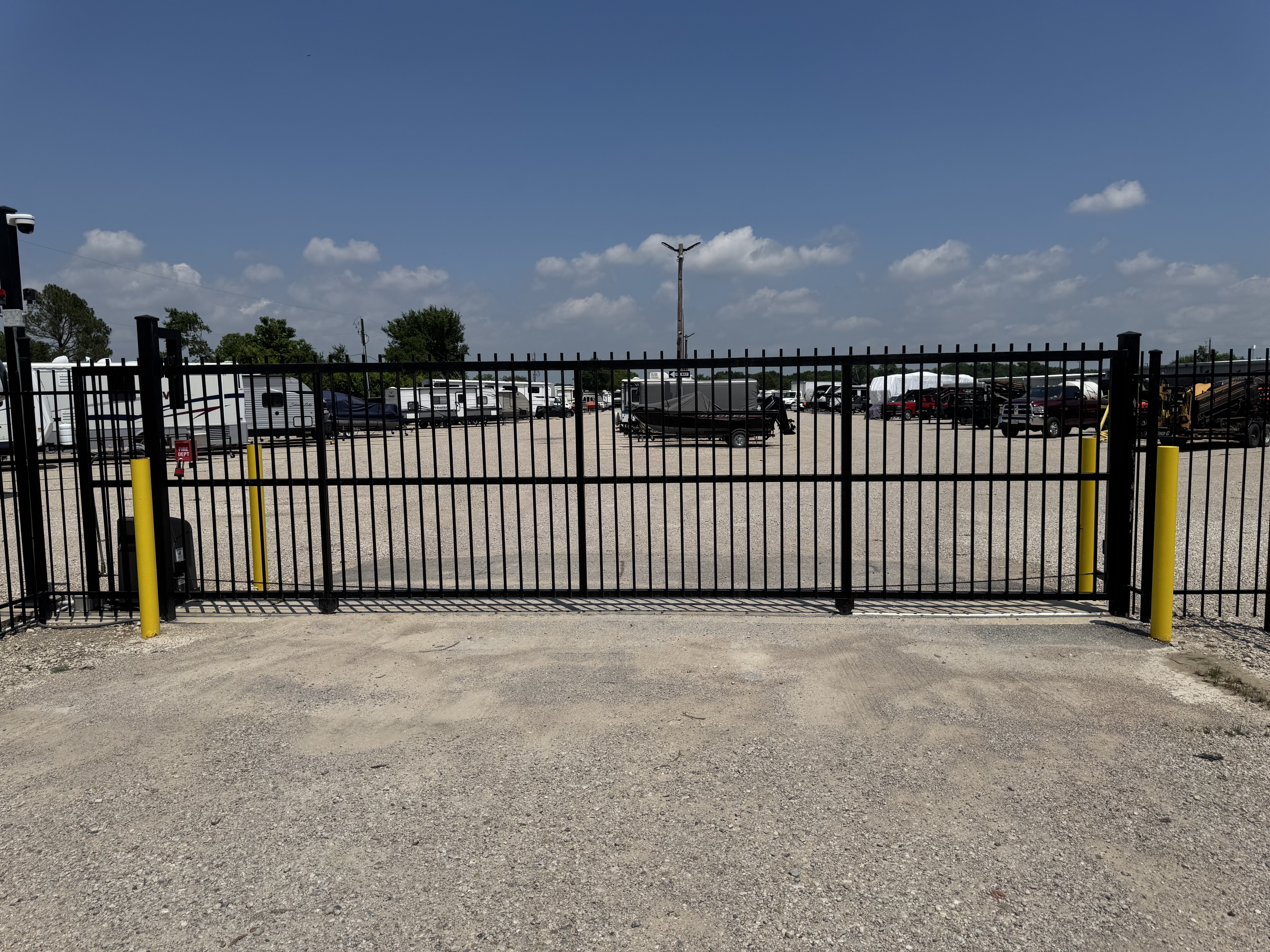 Image of a secure outdoor storage facility in Wylie, TX