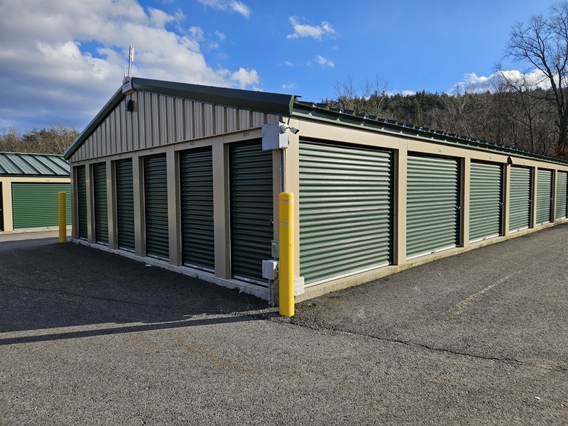 Modern drive up storage facility near Wilton NH