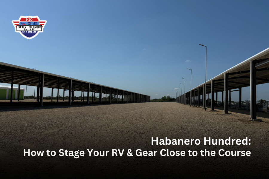Sealy Columbus Covered RV Parking for Habanero Hundred