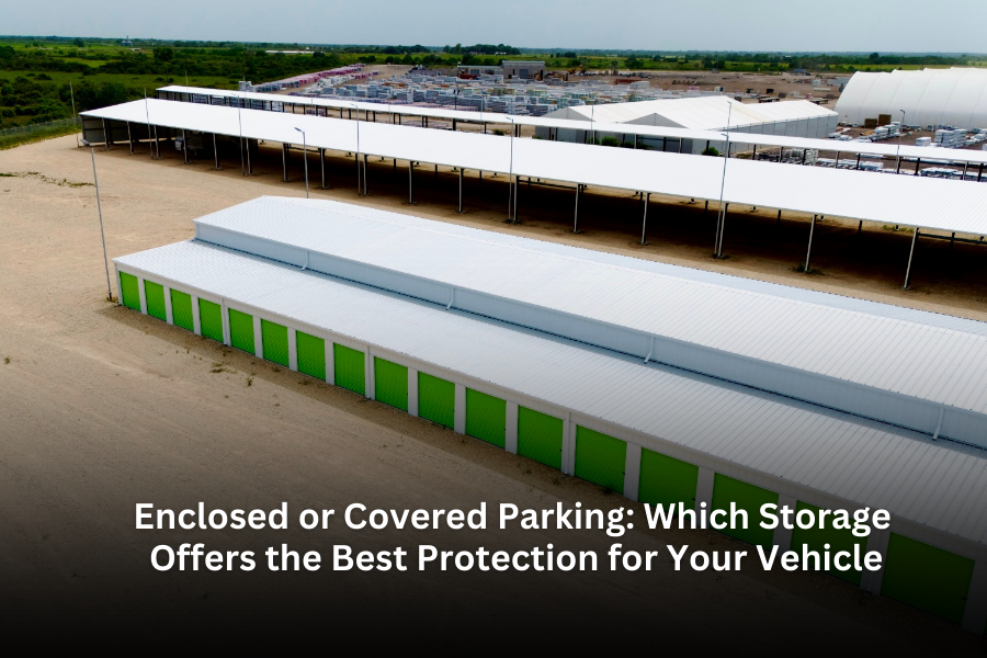 Sealy Columbus TX Top Exterior Shot Enclosed and Covered Parking