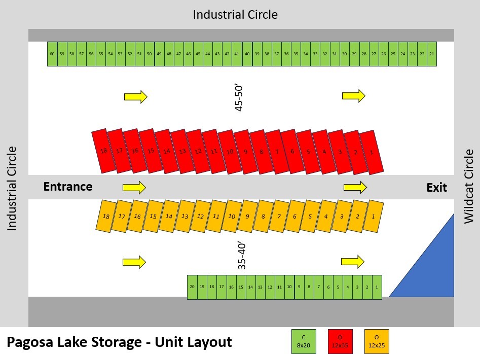 Storage Yard Unit Layout