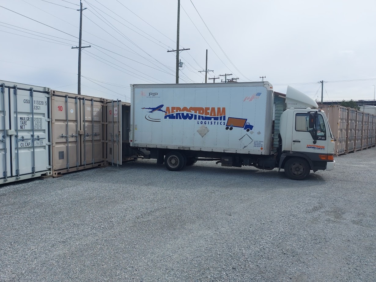 Front area of storage facility