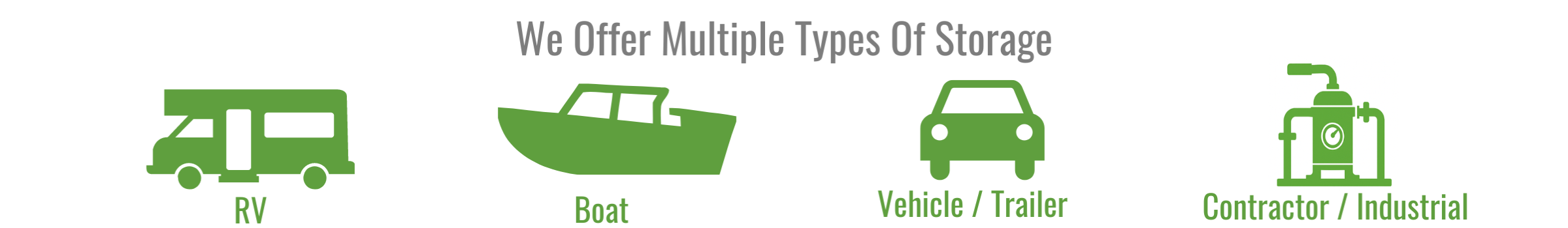Greenbox Storage RV Boat Car Industrial Contract 