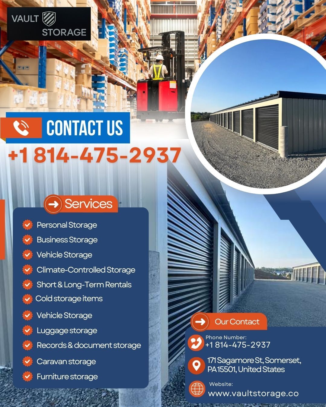 Secure storage facility in Somerset, PA at 171 Sagamore St with climate-controlled units, 24/7 access, and CCTV surveillance Secure storage facility in Somerset, PA at 171 Sagamore St with climate-controlled units, 24/7 access, and CCTV surveillance