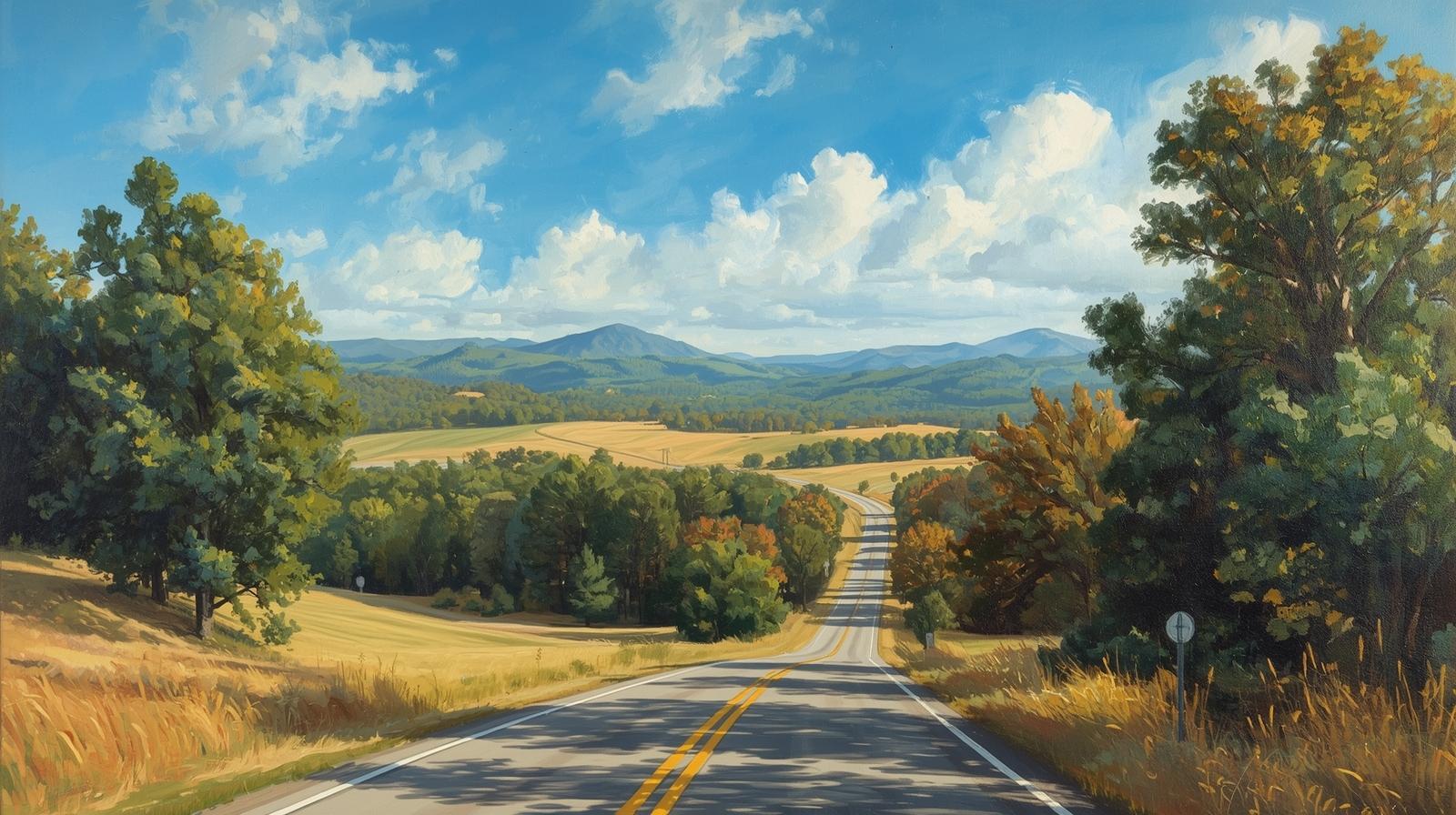 Rural landscape near Warrenton, Georgia