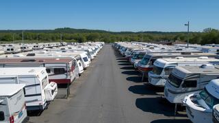 Boat and RV storage parking at USA Storage Solutions
