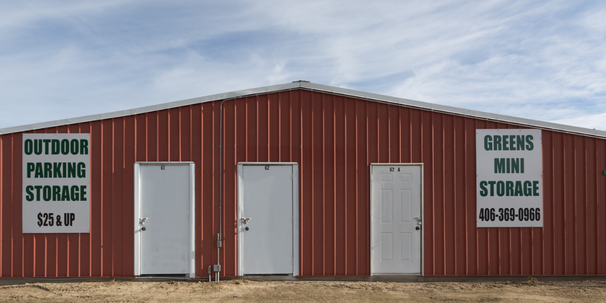 Storage Facility Signage for Green's