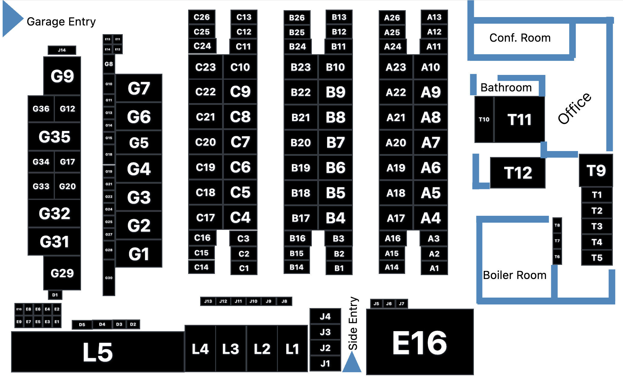 Building 1 - First Floor Units