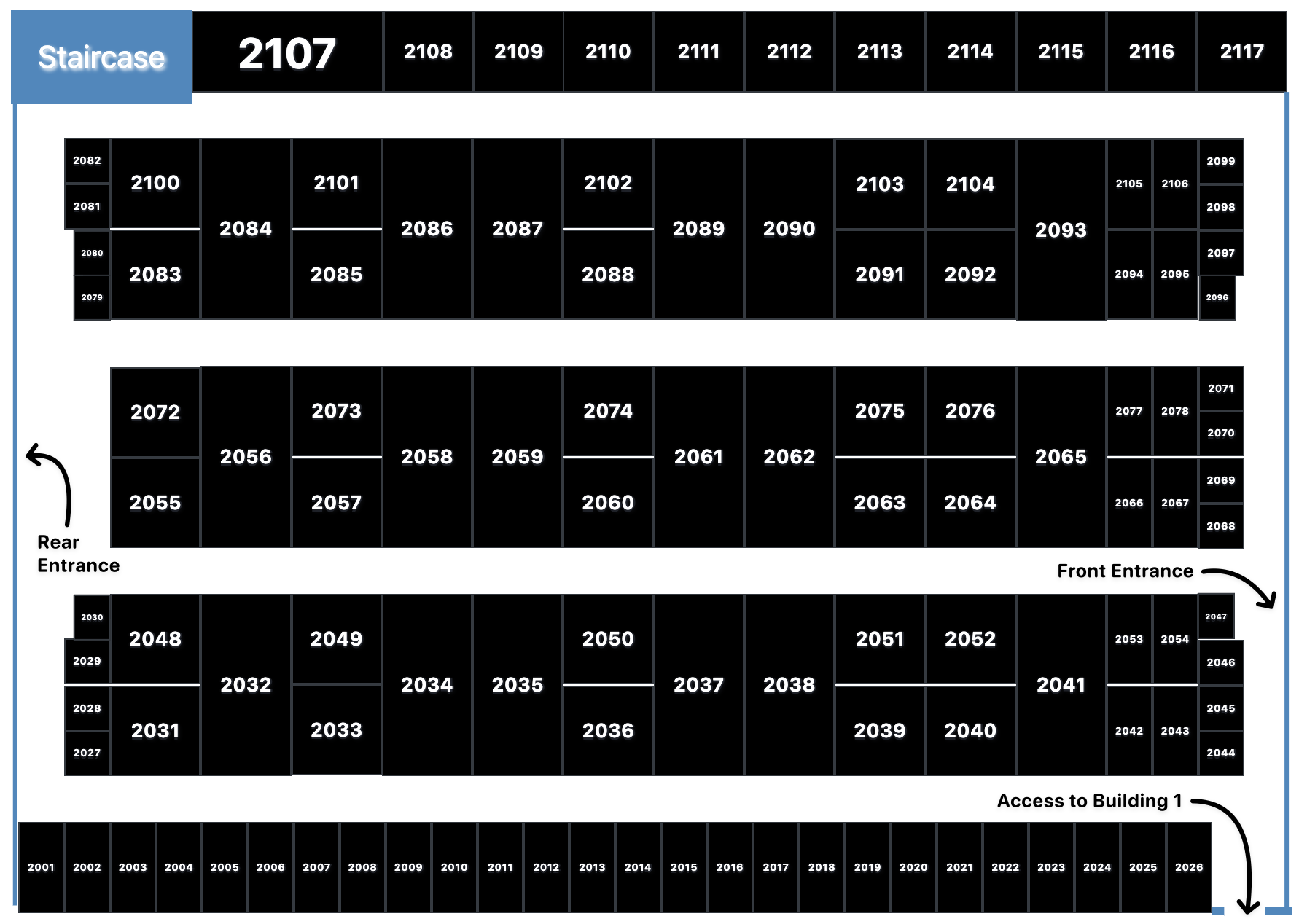 Building 2 - First Floor Units