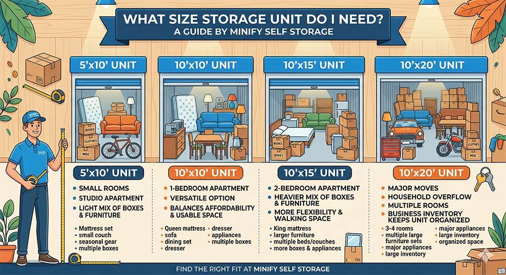 what storage unit size do i need