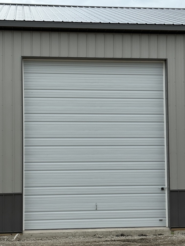 Tall indoor RV and motorhome storage unit at Route 54 Boat & RV Storage near Clinton Lake