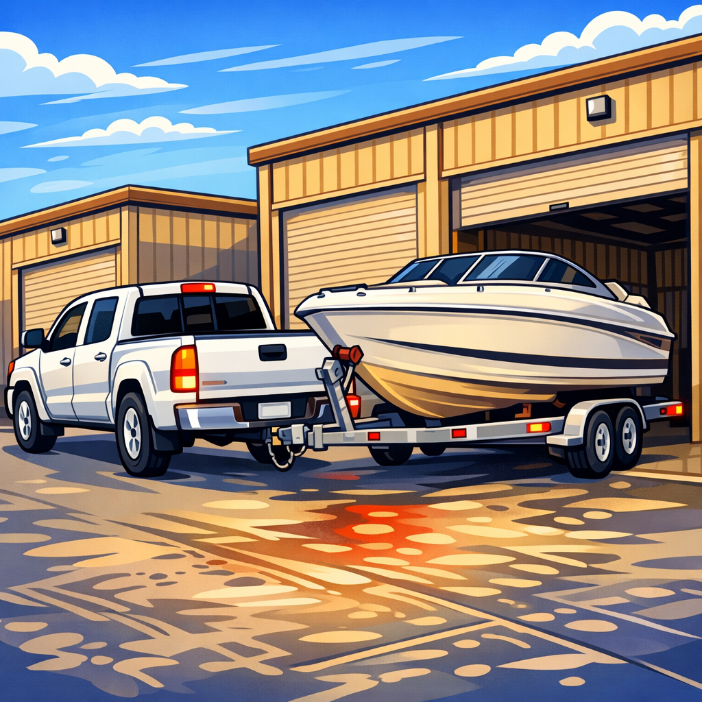 backing a boat