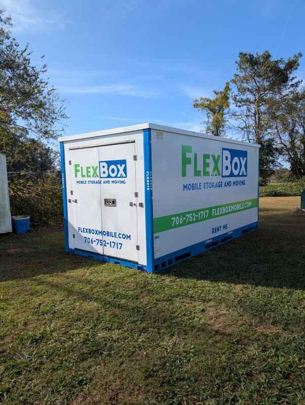 Mobile Storage Container on Grass