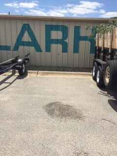 Paved outdoor storage lot for boats and RVs in Omaha, NE.