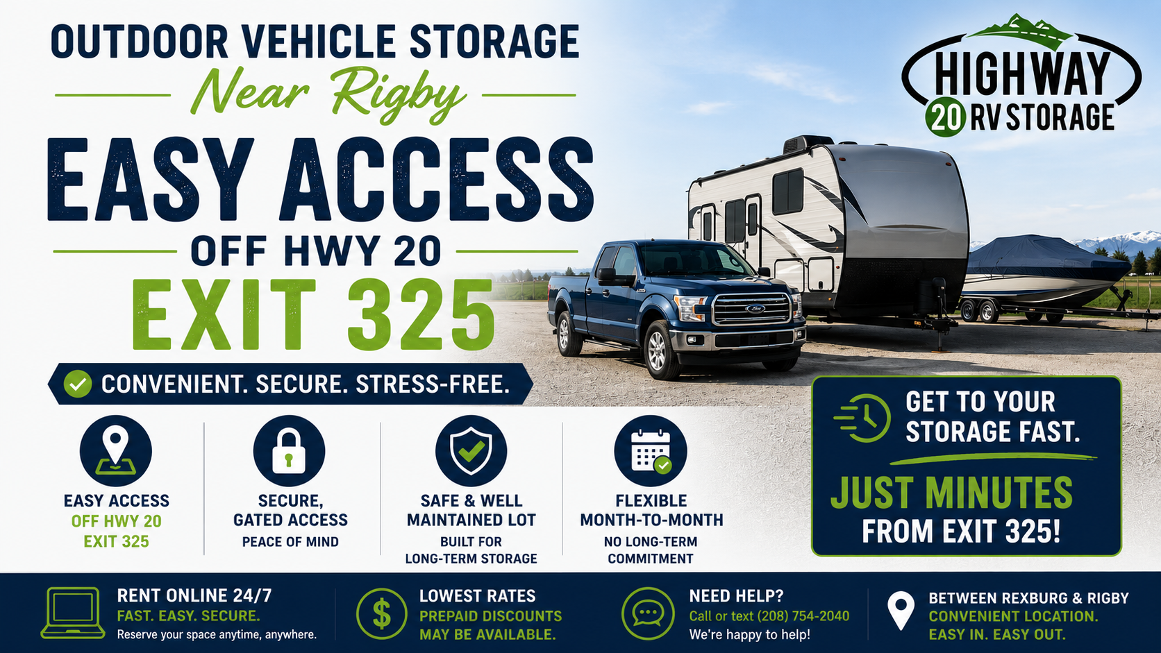 RV and Boat Storage Near Rigby RV and Boat Storage Near Rigby