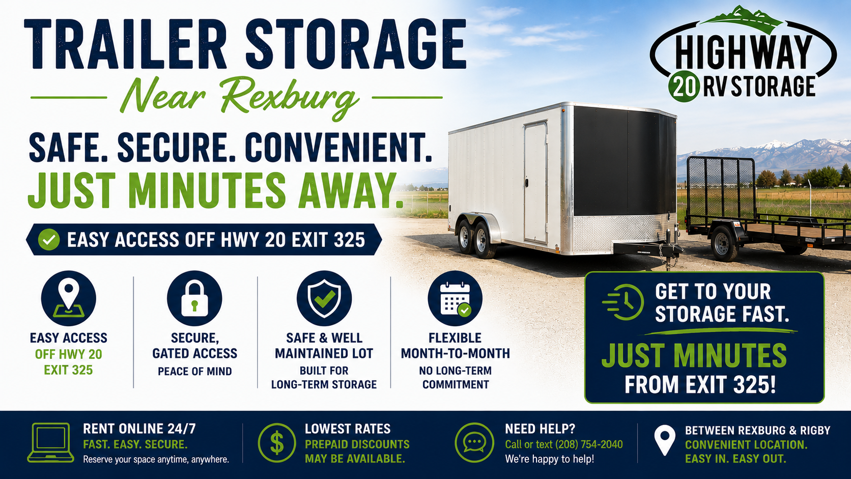 Trailer Stoarge Near Rexburg