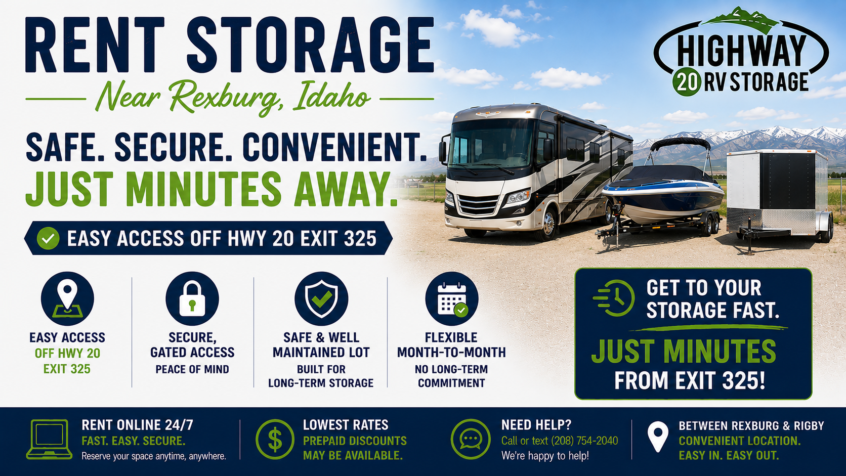 RV Boat Storage Near Rexburg RV Boat Storage Near Rexburg