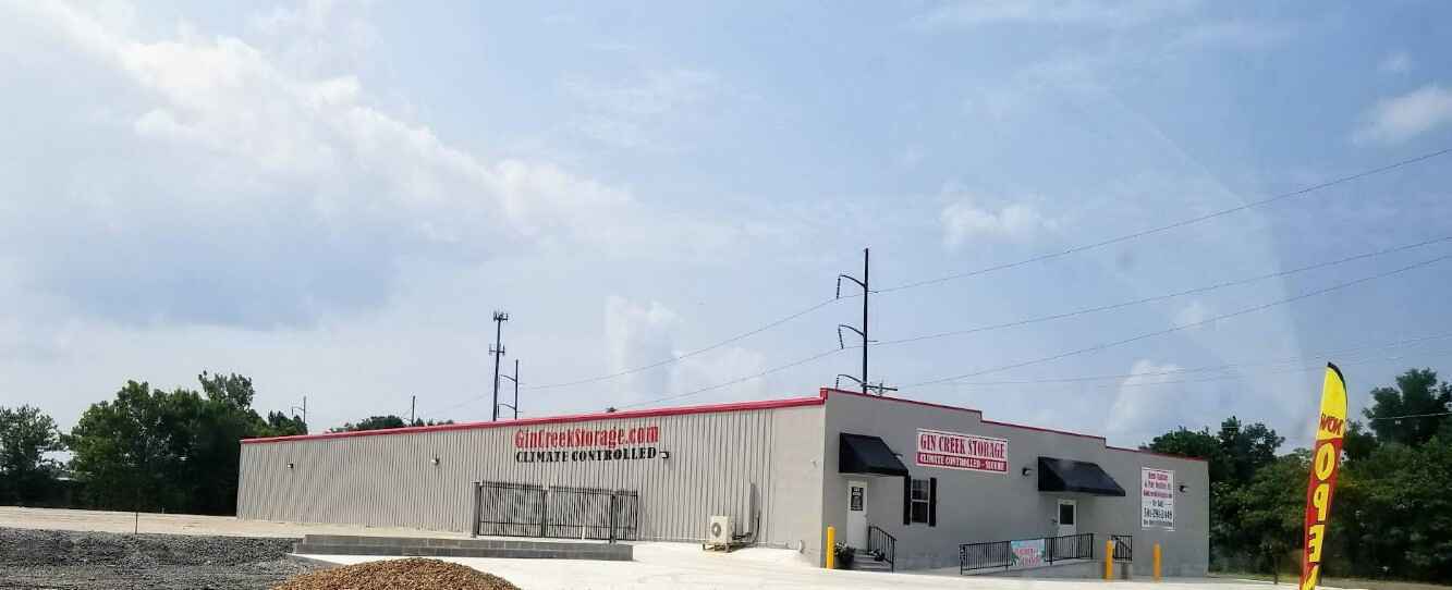 Our storage facility, Gin Creek Storage Solutions in Searcy, AR