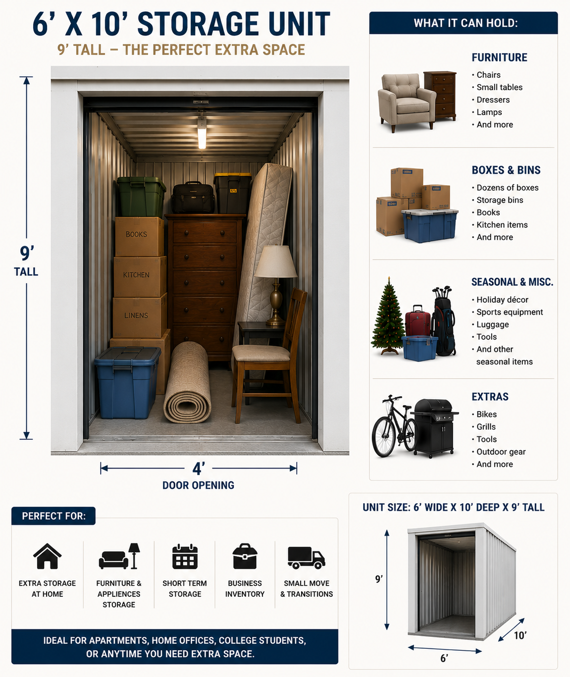Description and Image of a 6x10