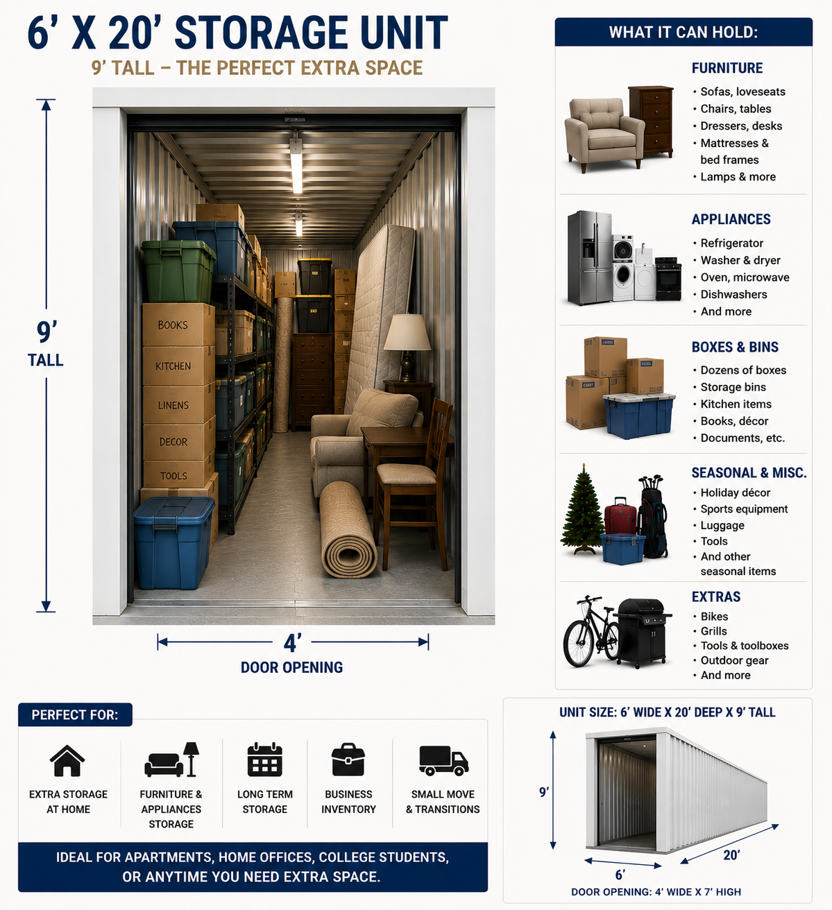 Description and Image of a 6x20