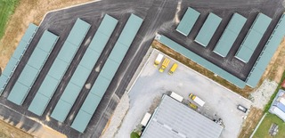 Overhead aerial view of the Hardin County Storage Units site in Elizabethtown, KY