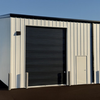 Drive-up storage units at the Storage Near Me facility in Cedar Lake, IN, serving St. John.