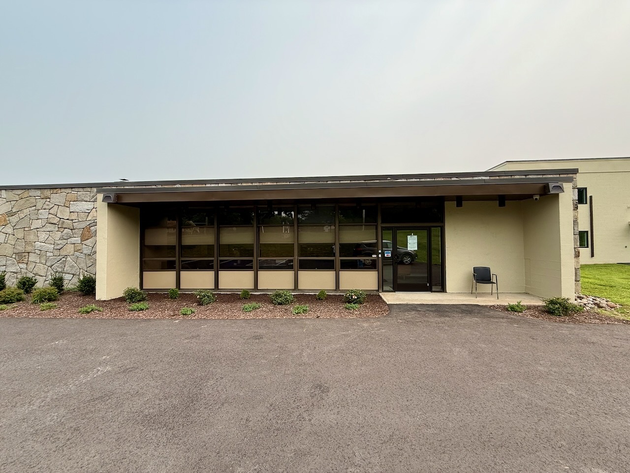 The Southbury Self Storage rental office entrance