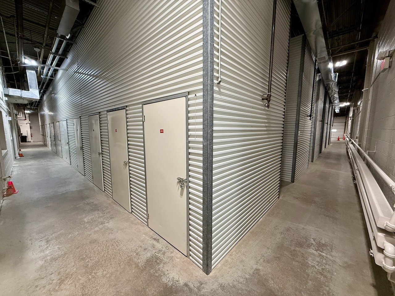Indoor storage units at Southbury Self Storage near Newtown CT