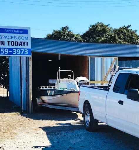 Boat storage at Secure Spaces Self Storage 