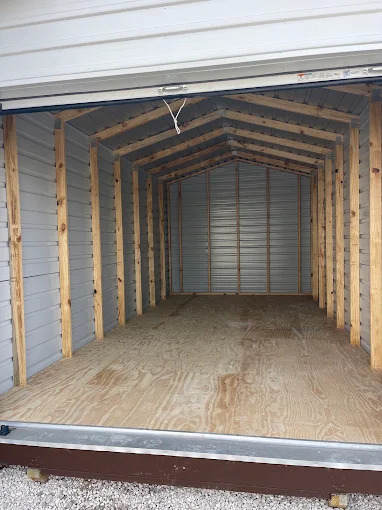 Empty large boat & RV storage in San Antonio