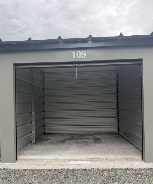 Interior of a 10 by 10 storage unit at Woodstock Way Self Storage
