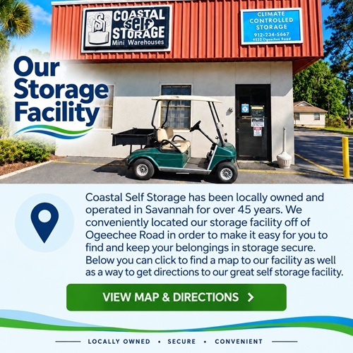 our storage facility map