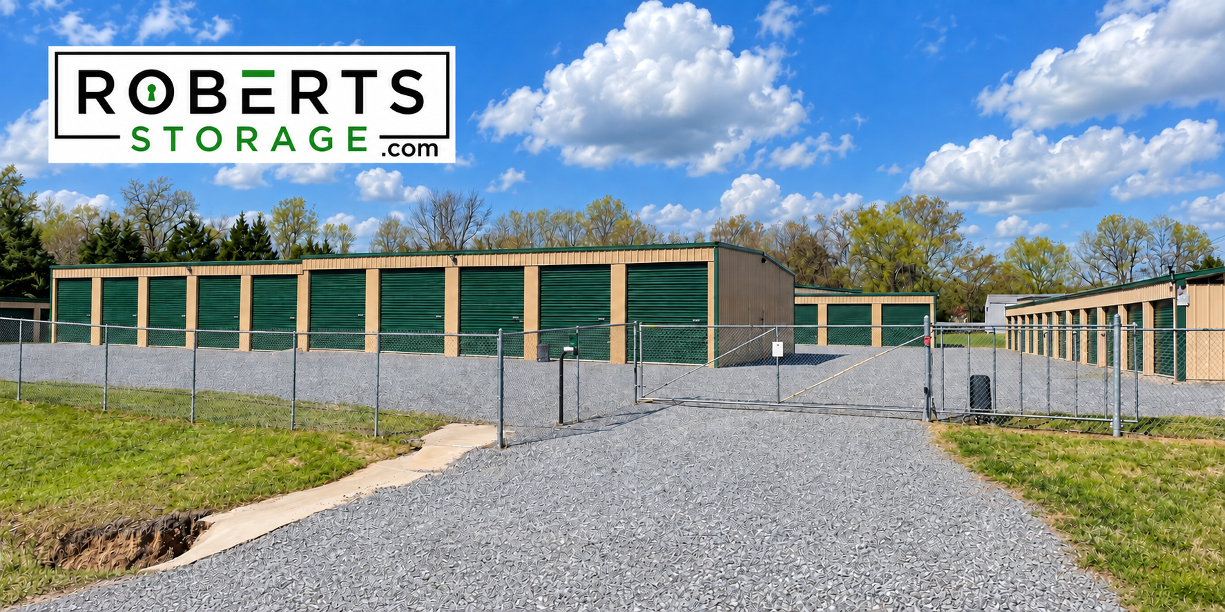 Exterior of Roberts Storage in Greenbrier