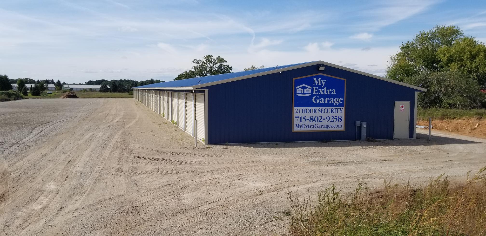 Our storage facility at My Extra Garage