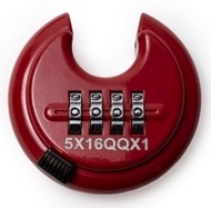 Red DaVinci Lock for self storage units