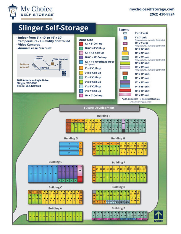 My Choice SelfStorage Self Storage in Slinger, Wisconsin