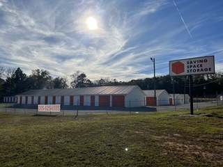 Saving Space Storage facility at 6977 Garrett Rd in Gardendale, AL.