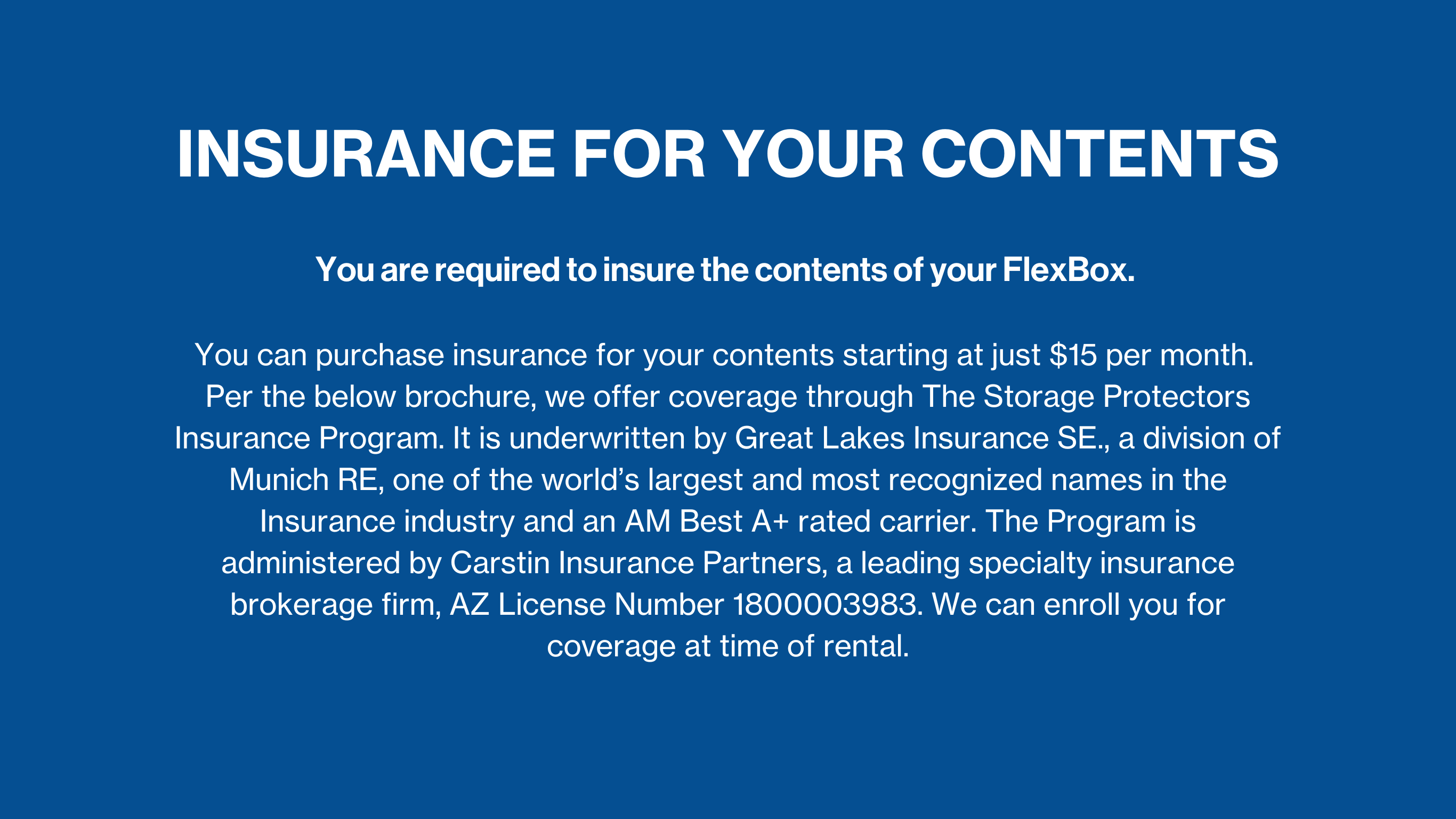 Insurance Information