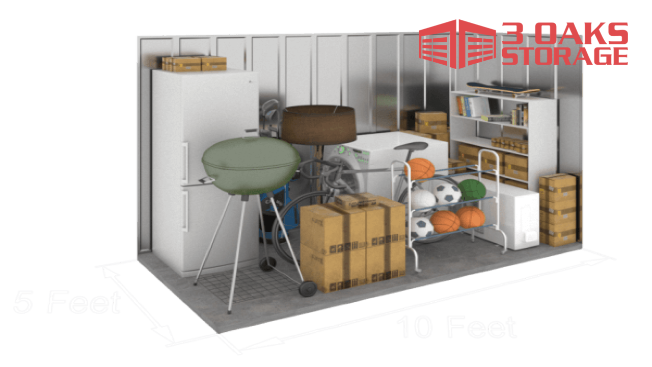 5x10 Climate Controlled Storage